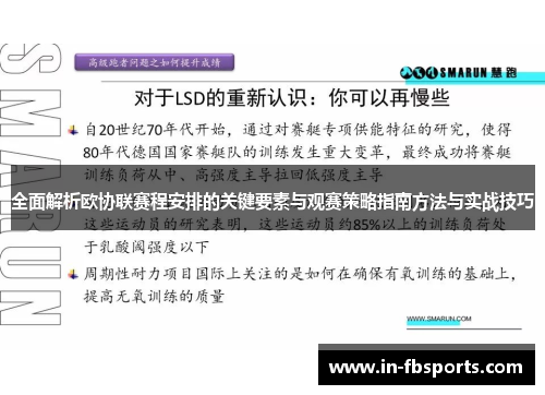 全面解析欧协联赛程安排的关键要素与观赛策略指南方法与实战技巧